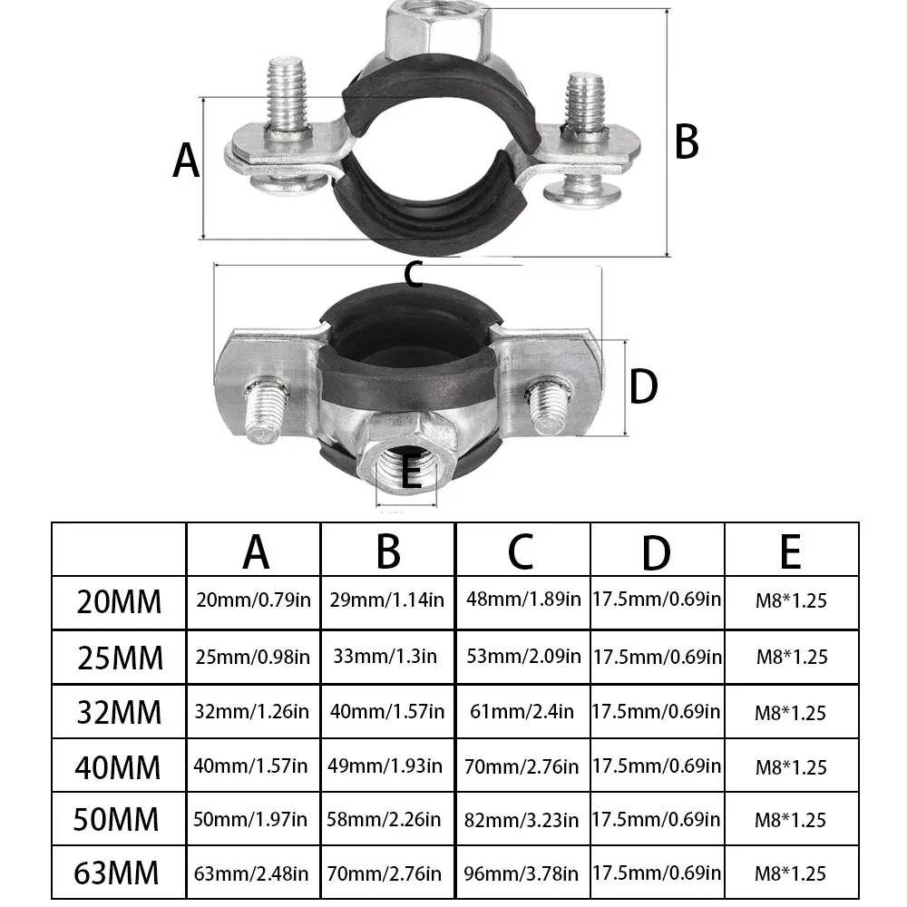 1Set Adjustable Office Chair Sinking Repair Kit Tube Clamp Bracket Saver Stop Stainless Steel Stopper Pipe thumbnail 6