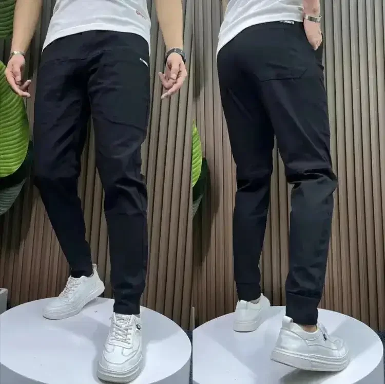 Men's High Stretch Multi-pocket Skinny Cargo Pants Multi-pocket Sweatpants Solid Color Casual Work Outdoor Joggers Trousers thumbnail 2