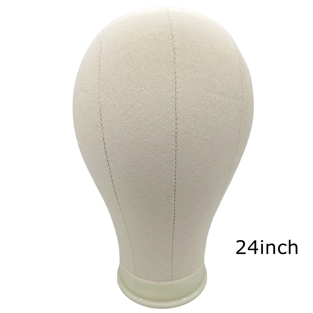 Canvas Block Head Training Mannequin wig Head Display Styling Mannequin Manikin Head Wig Stand wig head Stand thumbnail 6