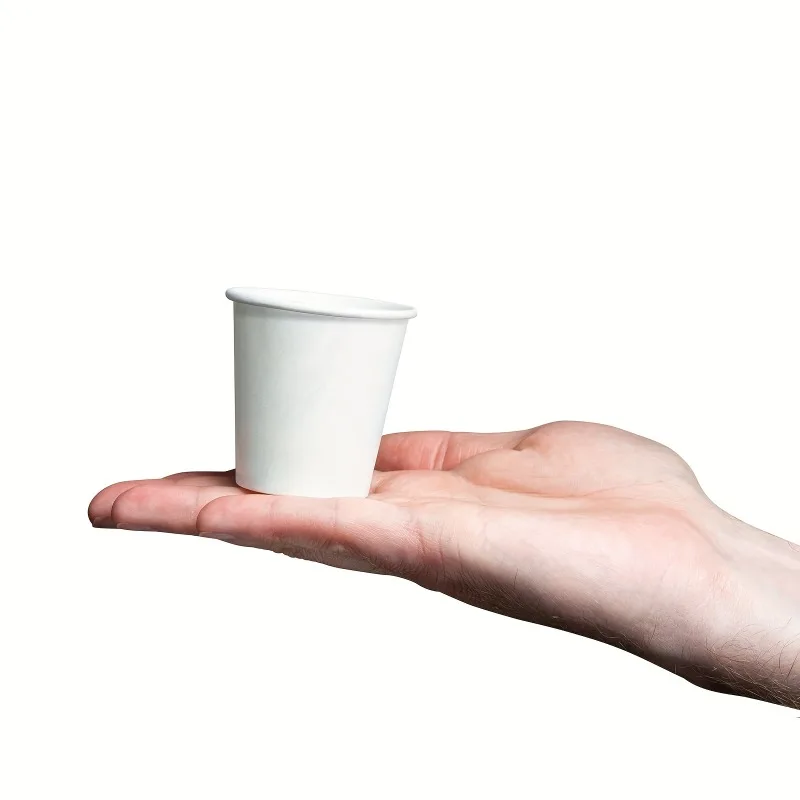 Disposable Small Paper Cups Supermarket Tasting Party Snack Packaging Office Coffee Drinks Candies Hotel Mini Mouthwash Cup thumbnail 2