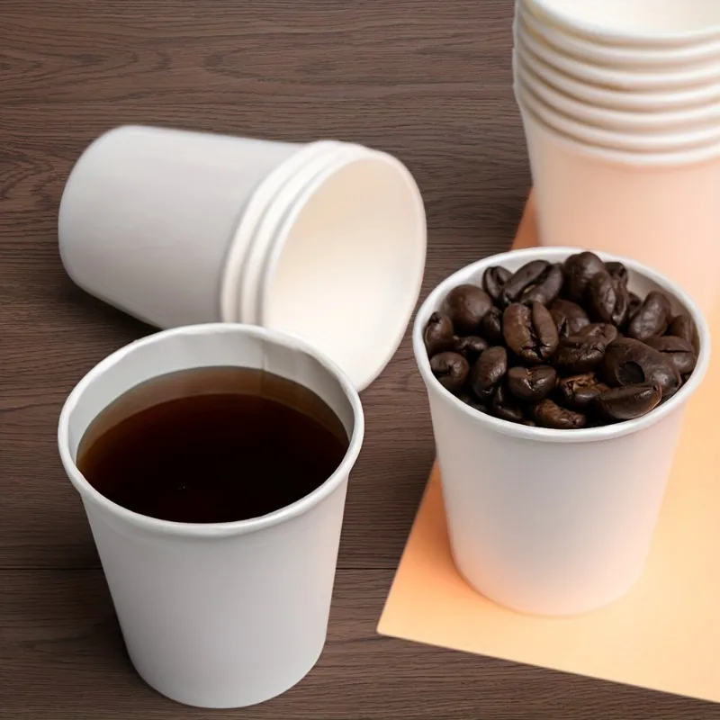 Disposable Small Paper Cups Supermarket Tasting Party Snack Packaging Office Coffee Drinks Candies Hotel Mini Mouthwash Cup thumbnail 5