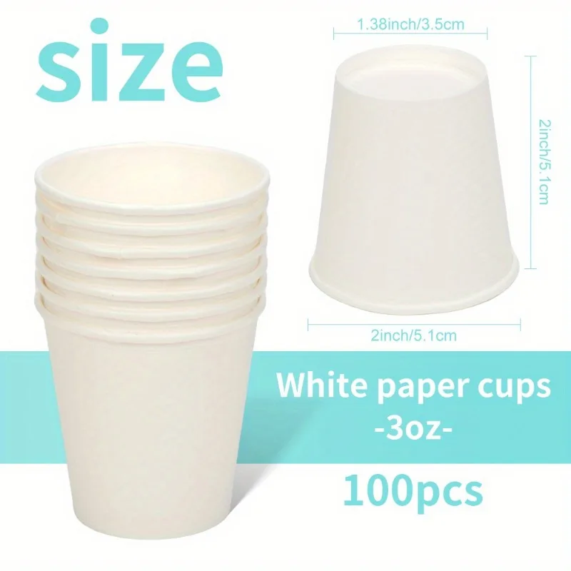 Disposable Small Paper Cups Supermarket Tasting Party Snack Packaging Office Coffee Drinks Candies Hotel Mini Mouthwash Cup thumbnail 3
