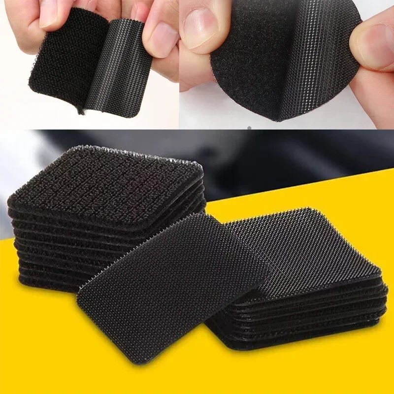 Universal Car Carpet Mat Fixing Stickers Foot Pad Self- Adhesive Tape Car Floor Mat Anti-slip Fixed Tape Sticker 5/10pcs thumbnail 4