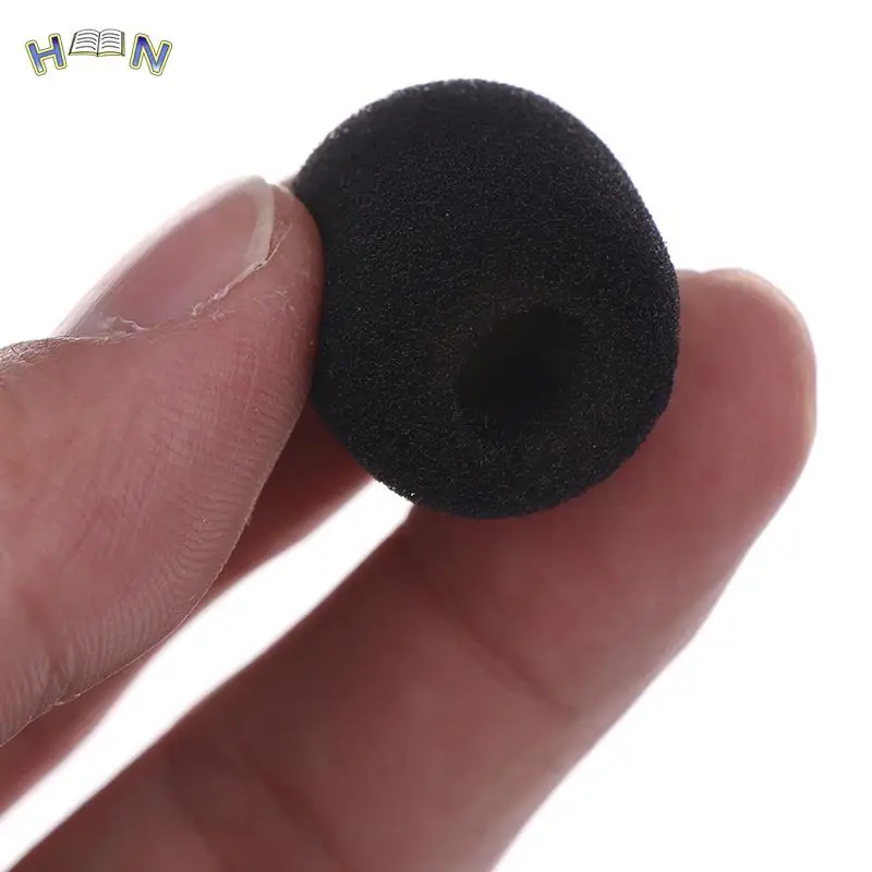 10pcs Headset Replacement Foam Microphone Cover Telephone Headset Mic Cover Microphone Windscreen Windshied Headset Foam 25*8mm thumbnail 6