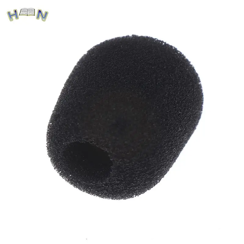 10pcs Headset Replacement Foam Microphone Cover Telephone Headset Mic Cover Microphone Windscreen Windshied Headset Foam 25*8mm thumbnail 4