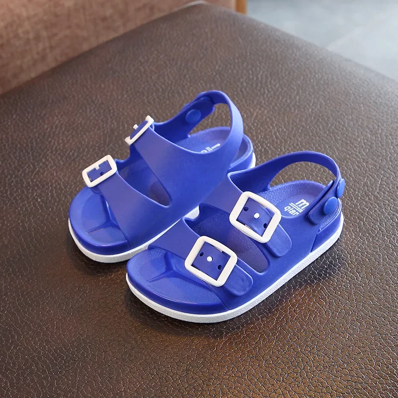 sandalias Antiskid Baby Girl Shoes British Non-slip Beach Sandals Kids Shoe Children Sandals Summer Boys PVC Buckle Kid Slippers thumbnail 4