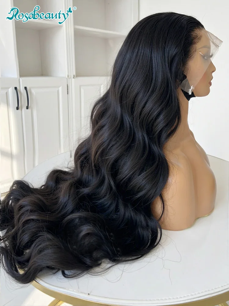 Rosabeauty 30 40 42 Inch Body Wave Human Hair Wigs 13x6 Hd Lace Frontal Wig Brazilian Body Wave Wigs 5x5 Closure Wigs For Women