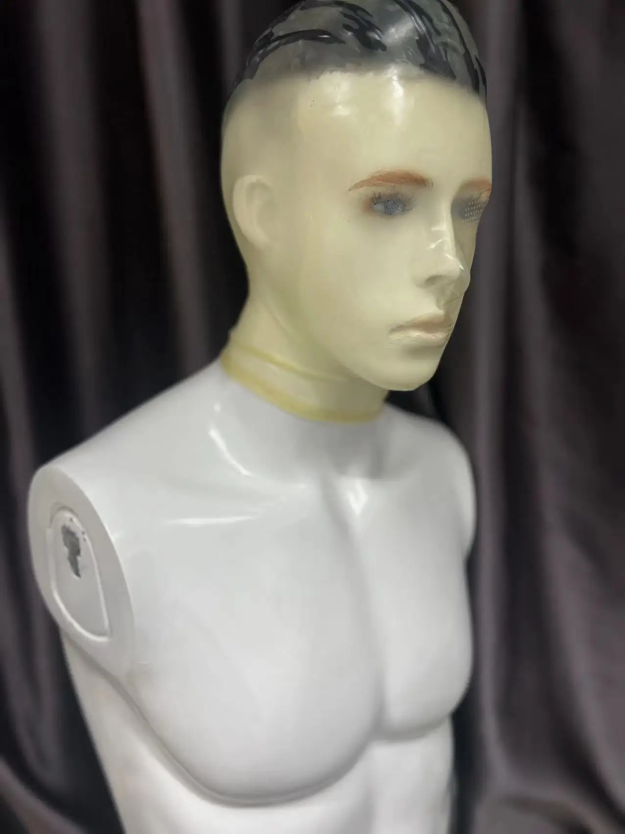 latex fetish man gloves  rubber hood sexycosplay  bodysuits  fetish wear   catsuite male zentai socks chlorine
