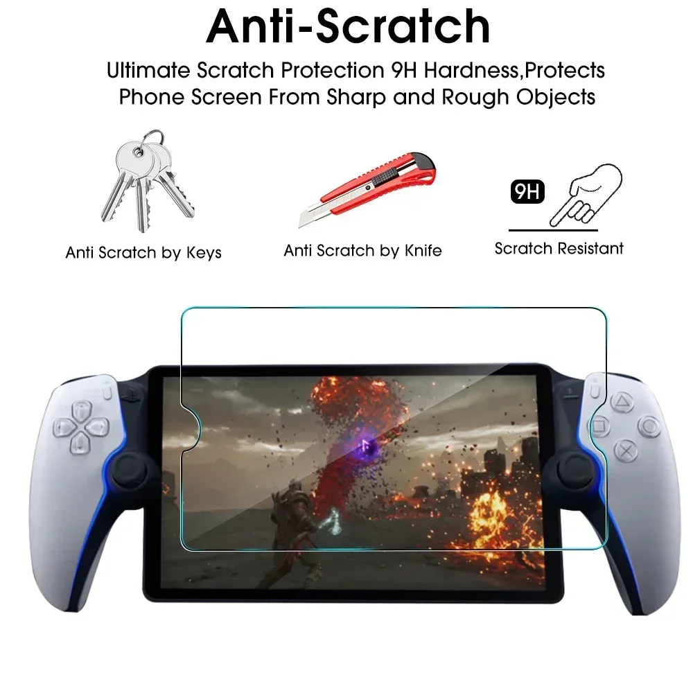 Tempered Glass Screen Protector for Sony PlayStation Portal Transparent Anti-scratch Protective Film for PlayStation PS5 Portal thumbnail 2