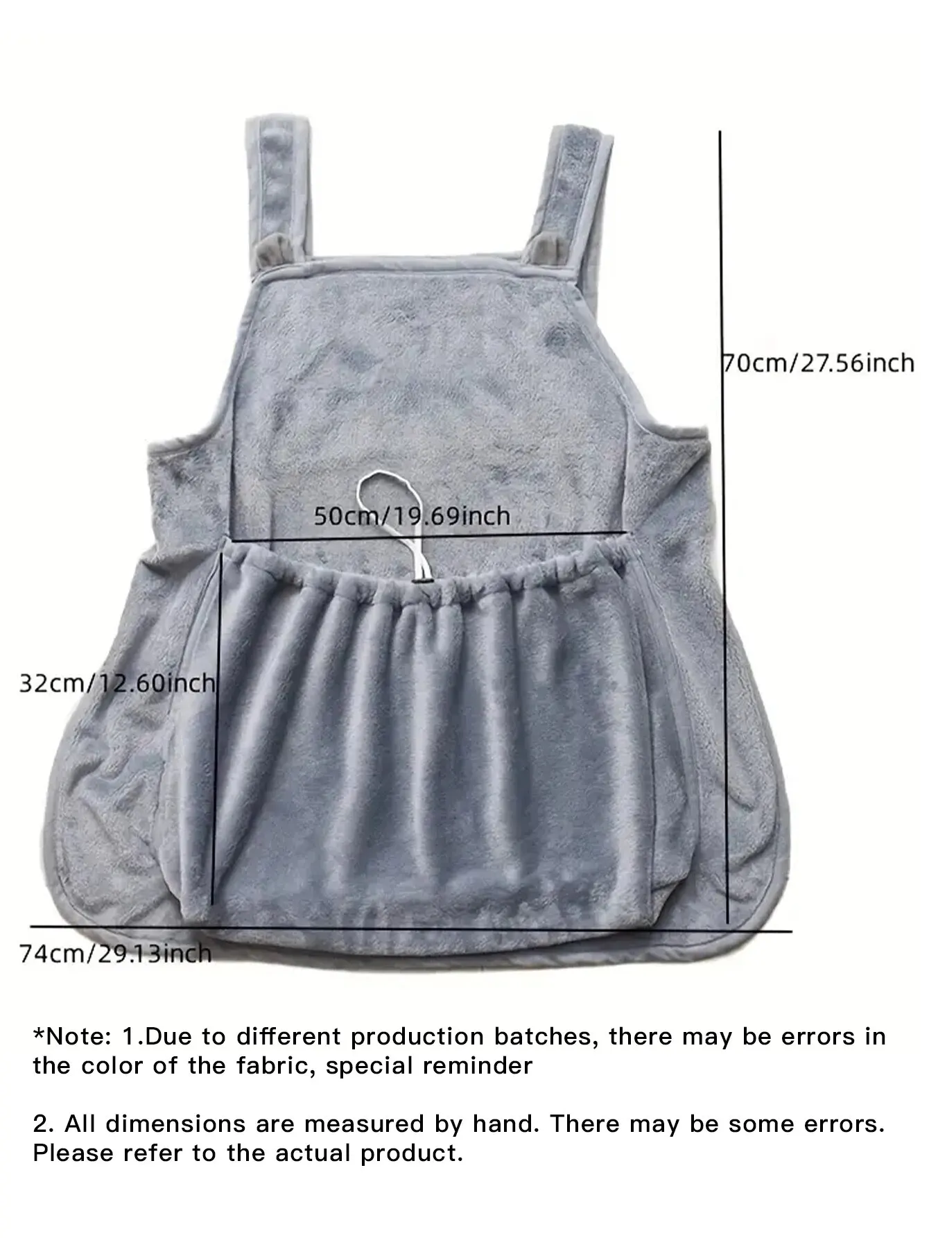 Cozy Pet Carrier Apron For Small Cats And Dogs - Perfect For Outdoor Winter Travel - Features Hanging Chest Bag And Cat Sleeping thumbnail 5