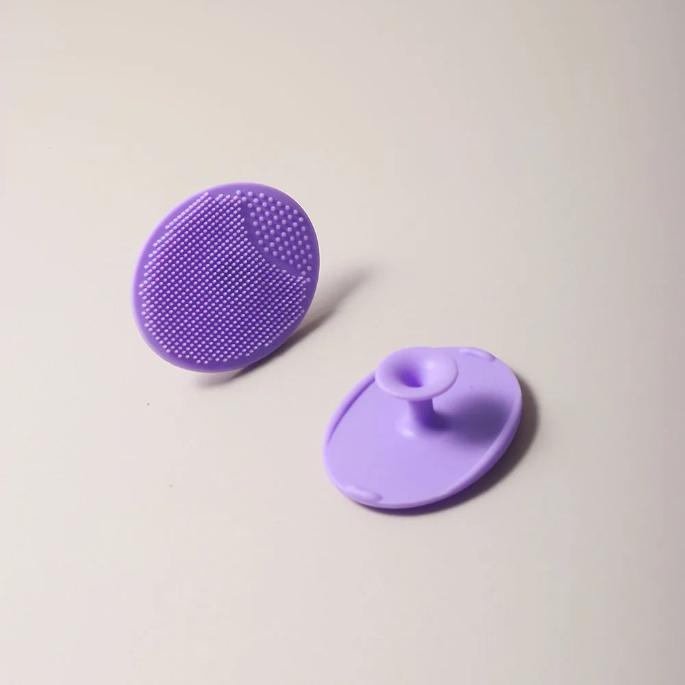2 pcs Baby Silicone Bath Brush baby care Scrubbers Exfoliating and Massaging Brush Scalp Care Scrubber for Hair Care thumbnail 5