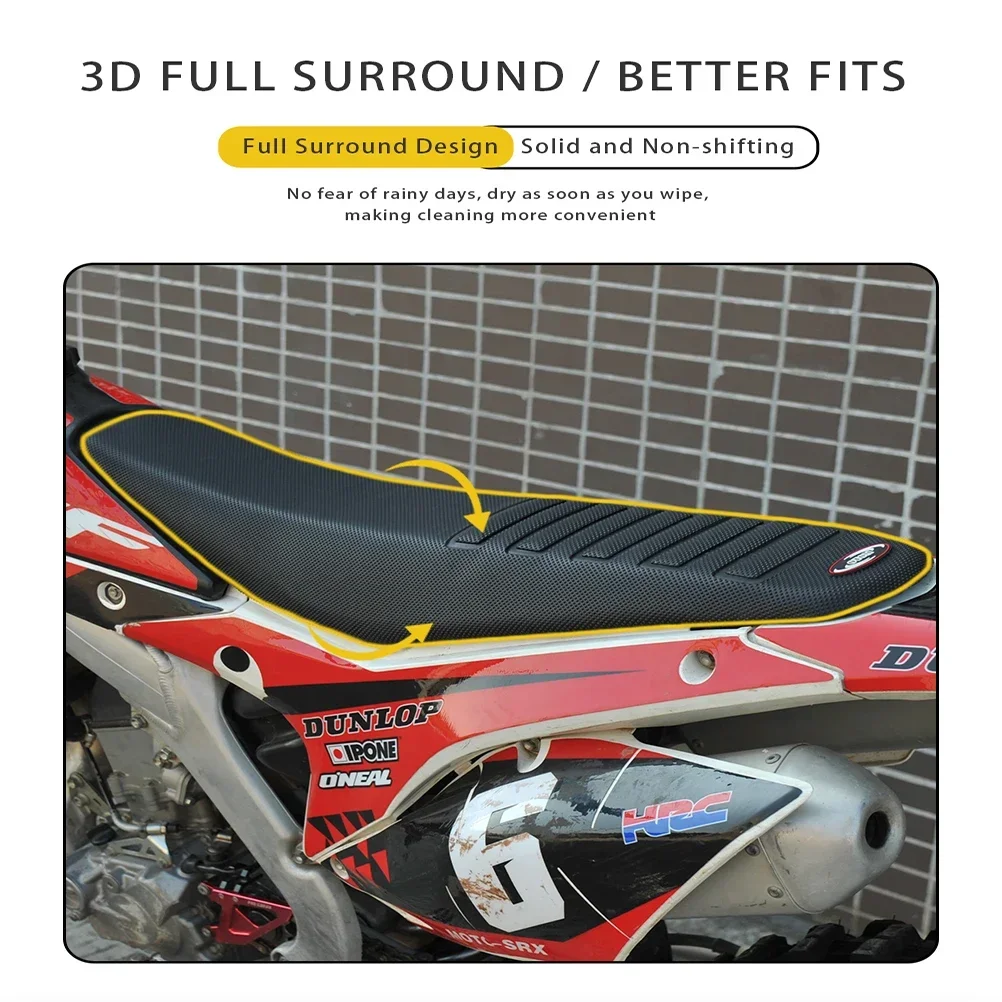 OTOM Motorcycle Seat Cover Waterproof Gripper Soft Stretchy Cushion Set Protection For HONDA YAMAHA SUZUKI KAWASAKI KTM thumbnail 5