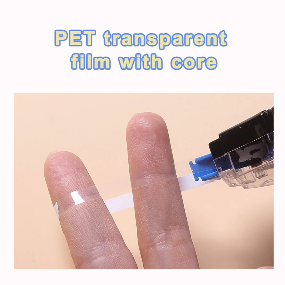 4 Packs, Correction Tape, White, Made Of Correct Tape, Eraser With Transparent Dispenser, Suitable For Office, School, thumbnail 6
