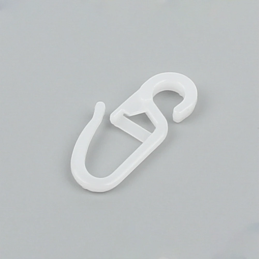 50 Pcs Curtain Hooks Curtain Accessories Curtain Folding Hook Eyelet 9mm Hook Up Window Treatments High Quality thumbnail 4
