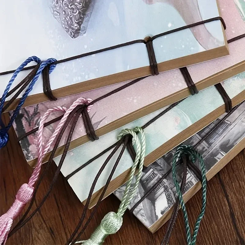 Chinese Art Style Notepad Kraft Paper Notebook Retro Diary 60 Pages Notebooks and Notepads Writing Pads Office School Supplies thumbnail 5