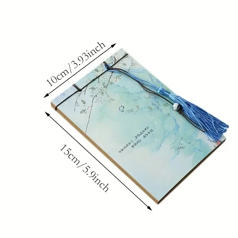 Chinese Art Style Notepad Kraft Paper Notebook Retro Diary 60 Pages Notebooks and Notepads Writing Pads Office School Supplies thumbnail 6