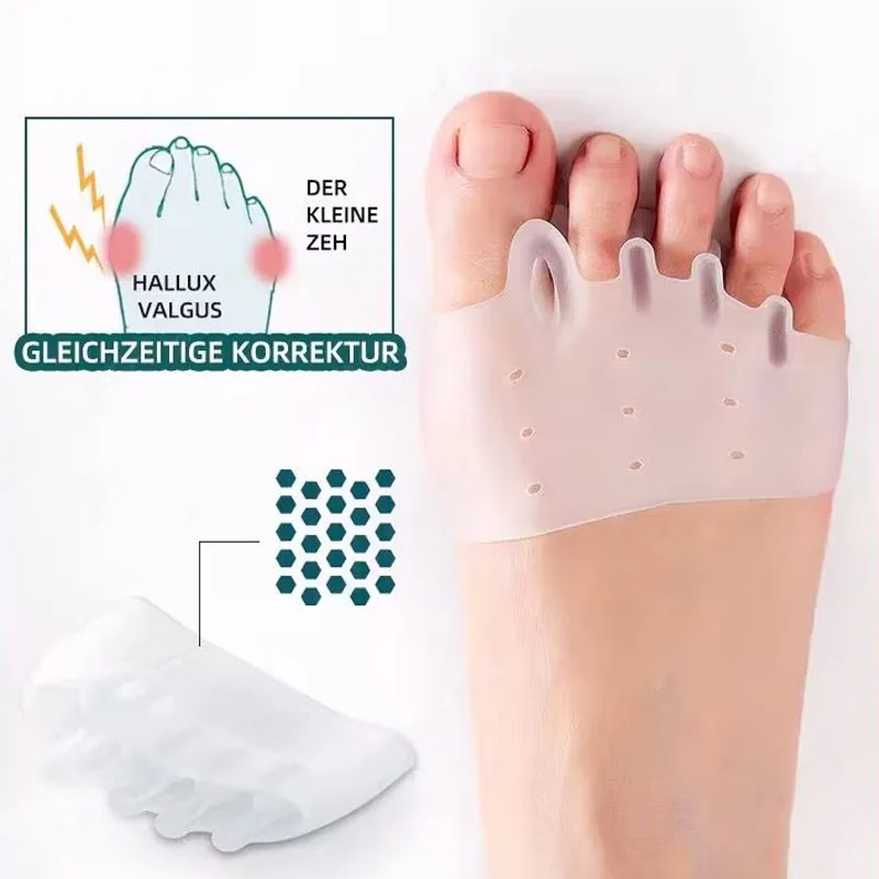 Bunion Corrector For Women Toe Separator Foot Fingers Separators Haluksy Separator Toes Spreader Hallux Valgus Corrector Bunions thumbnail 2