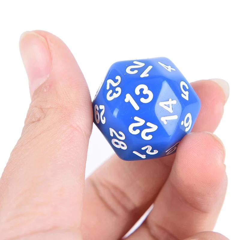 5PCS Polyhedral Dice 30 Sided Funny Board Games For Adullts And Children Math Games Juegos De Mesa Familiares Divertidos thumbnail 4