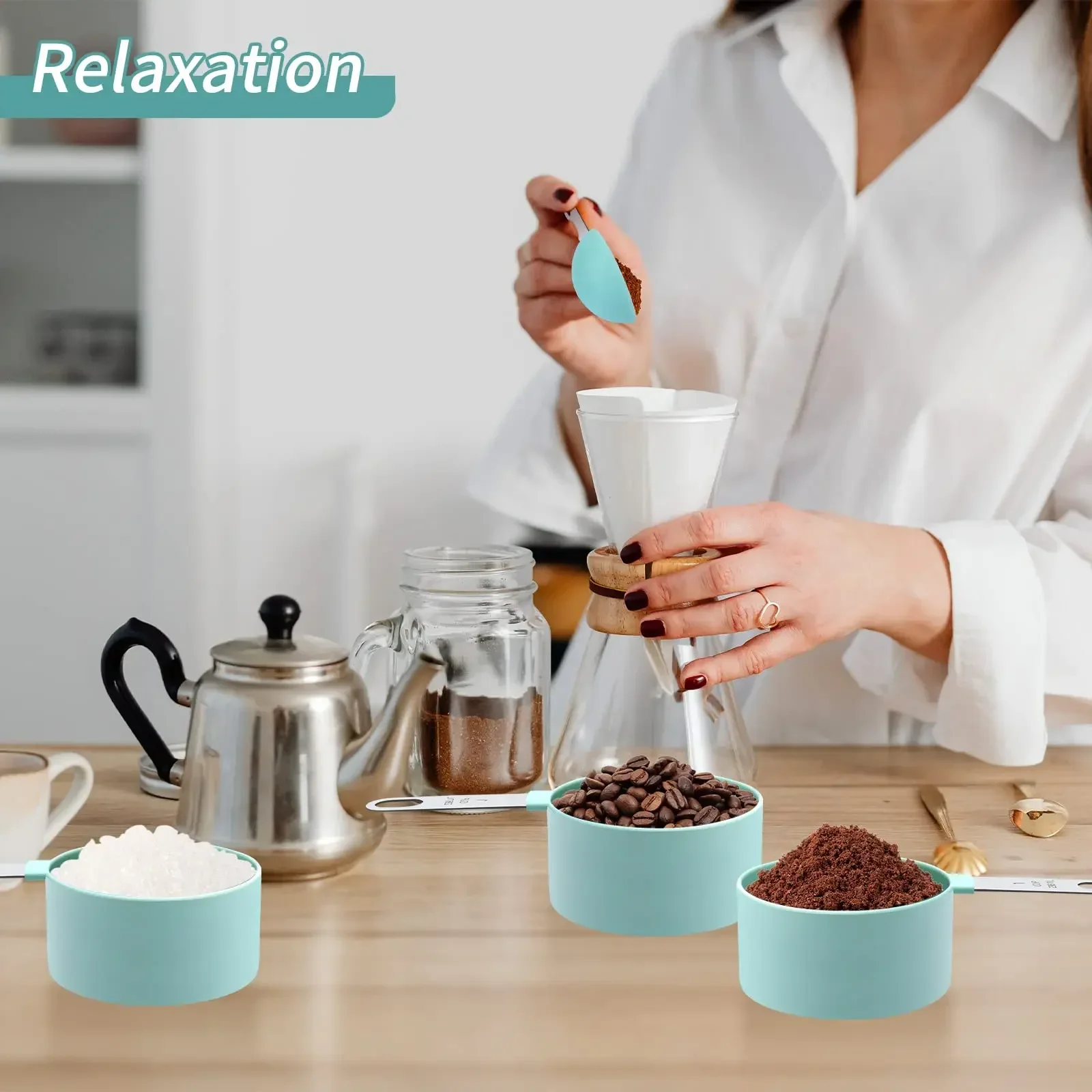 Measuring Spoon/Cup Teaspoon Multipurpose Spoon Cake Baking Flour Food Measuring Cup Home Kitchen Cooking Tools thumbnail 4