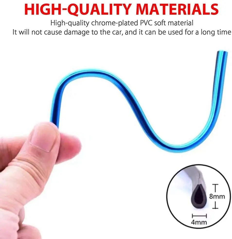 10 Pcs Car Air Vent Grille decoration Trim Sticker U Style Air Conditioner Outlet Decoration Strip Car Decoration thumbnail 3