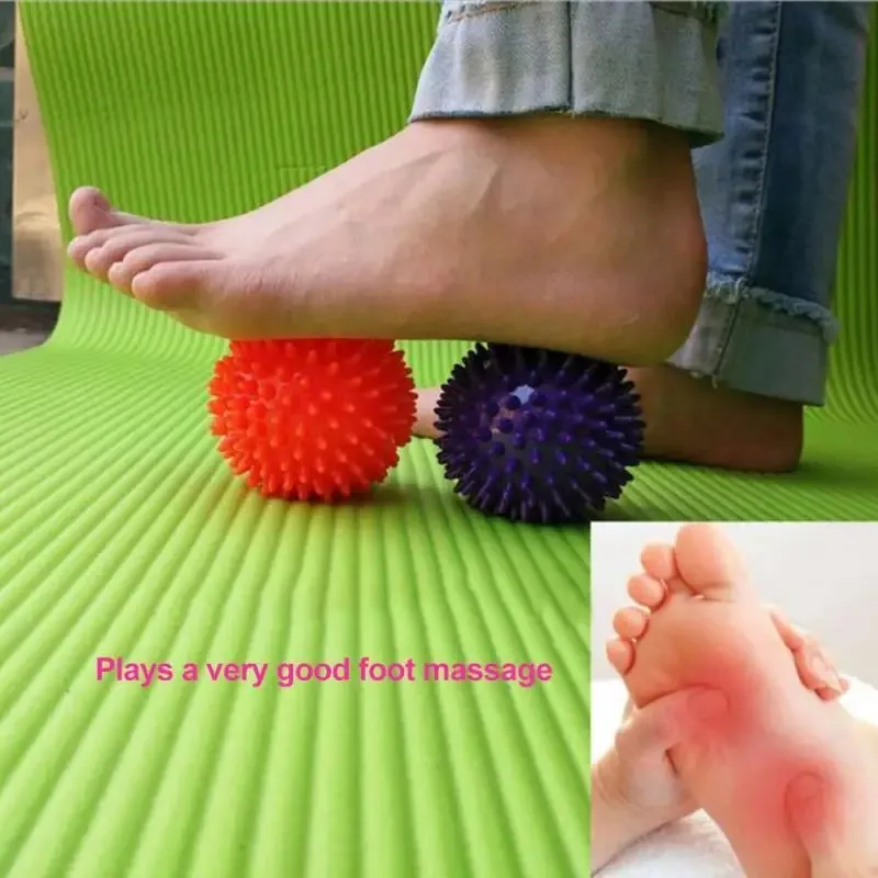 7cm Fitness Physiotherapy PVC Ball Hard Spiked Massage Ball Relieve Plantar Fasciitis Portable Equipment Body Building Sports thumbnail 4