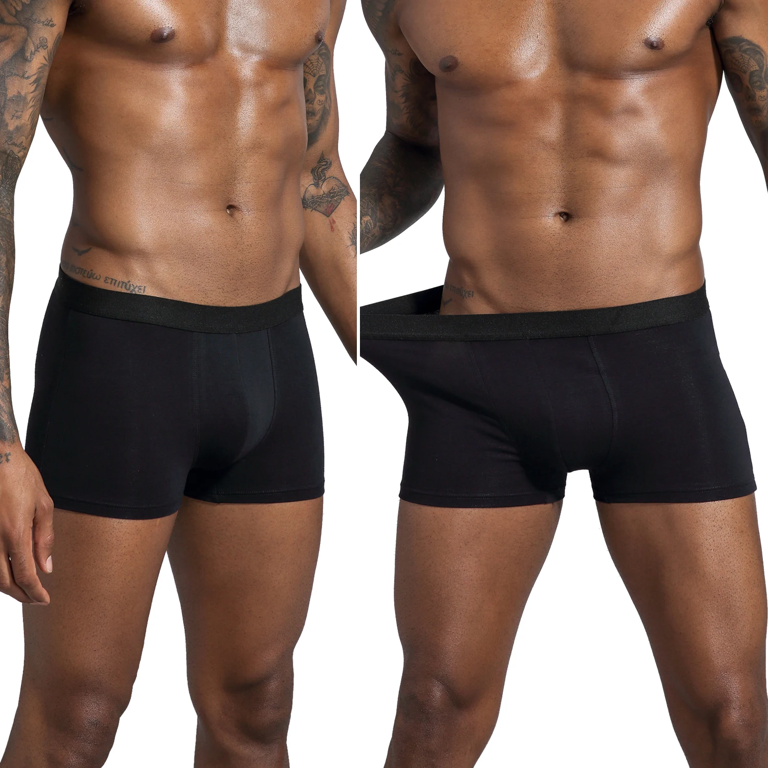6pcs Pack 2024 Men Panties Cotton Underwear Male Brand Boxer And Underpants For Homme Luxury Set Shorts Box Slip Kit thumbnail 3