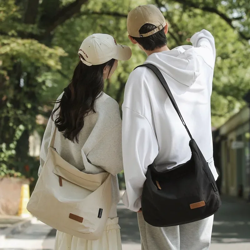Japanese Women Men Shoulder Crossbody Bag Large Canvas Messenger Bags for Student 2024 Brand Book Bags Female Handbag Satchels thumbnail 3