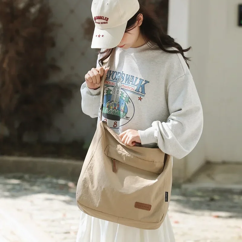 Japanese Women Men Shoulder Crossbody Bag Large Canvas Messenger Bags for Student 2024 Brand Book Bags Female Handbag Satchels thumbnail 2