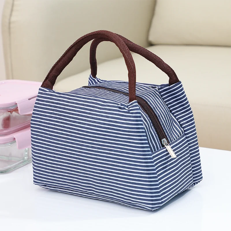 Portable Lunch Bags Thermal Insulation Lunch Box Storage Bag Children's School Lunch Box Bag Picnic Storage Large Capacity Tote thumbnail 6