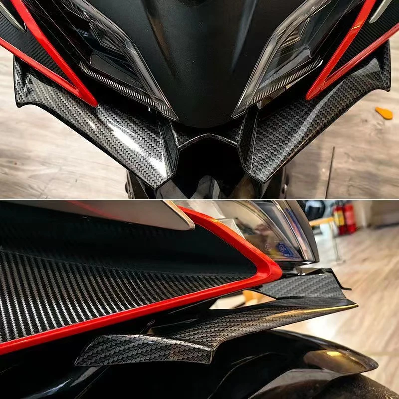 Motorcycle Winglet Aerodynamic Wing Kit Spoiler Motor Accessories For KawasakiNinja 300 Ninja250 NINJA300/250 EX300 2013-2017 thumbnail 4