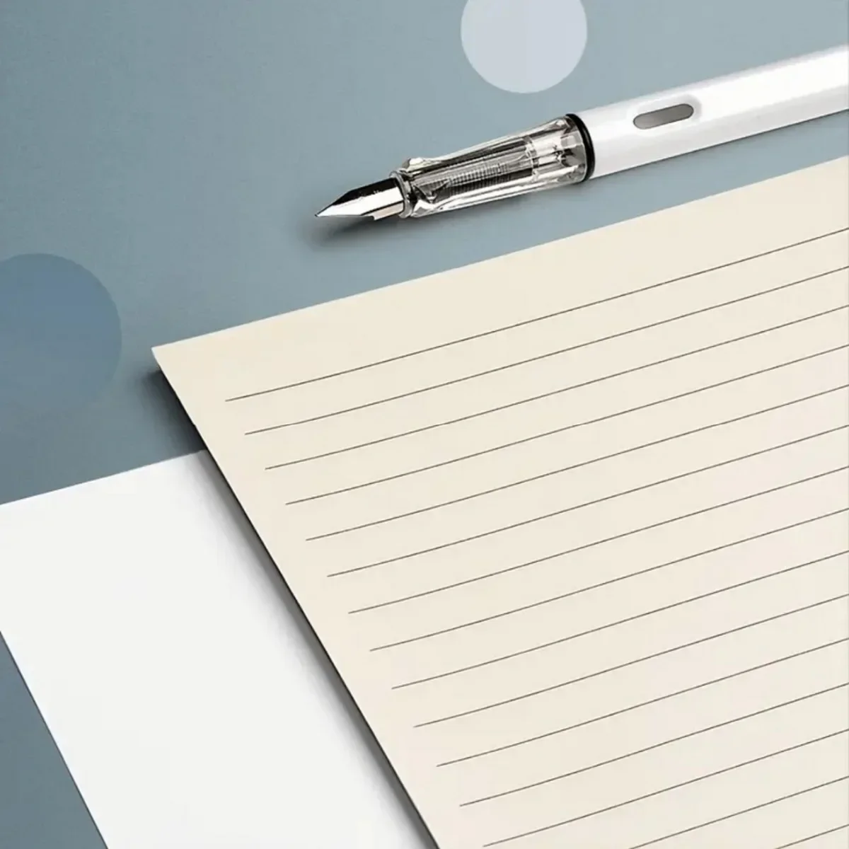 A5, 1 Set Of 4, 40 Sheets Each, Simple Blue, Coil Notebook, Primary School Students, College Students, For Office, Notepad thumbnail 4