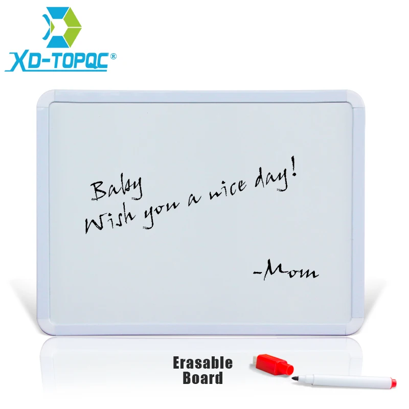 4 Styles Magnetic Whiteboard 1pc PVC Frame Message White Board On Fridge Round Angle Decoration Message Drawing Board For Notes thumbnail 3