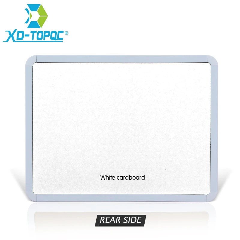 4 Styles Magnetic Whiteboard 1pc PVC Frame Message White Board On Fridge Round Angle Decoration Message Drawing Board For Notes thumbnail 4