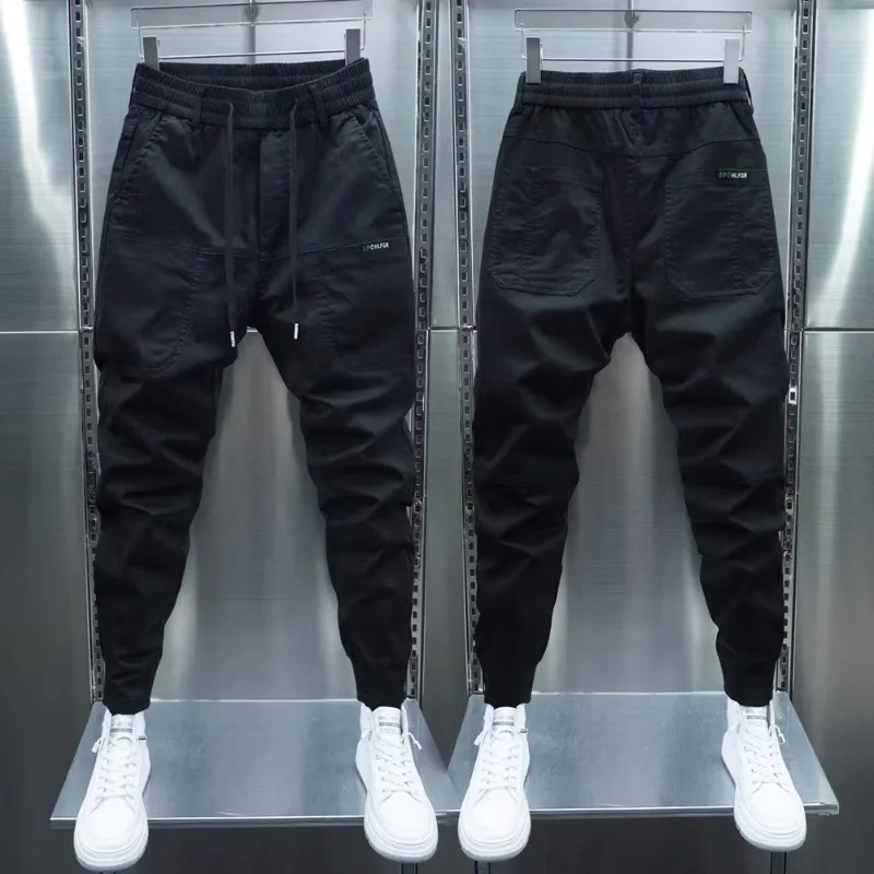 2023 Spring Autumn Men's Trousers Janpan Fashion Streetwear Joggers Pants Men Casual Men Clothing Elastic Waist Sweatpants Men thumbnail 3