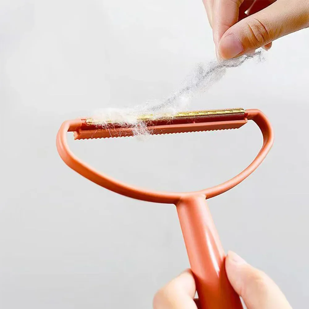 1-50Pcs Clothes Hair Scraper Pet Manual Lint Removal Coat Clothes Double Sided Hair Removal Shaver Brush Tool for Carpet Wool thumbnail 6