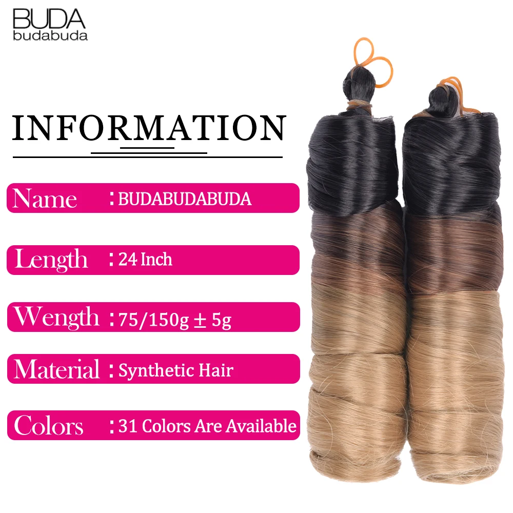 French Curls Braiding Hair Extensions Synthetic Hair Loose Wave Spiral Curl Braids High Temperature Ombre Pre Stretched Hair thumbnail 3
