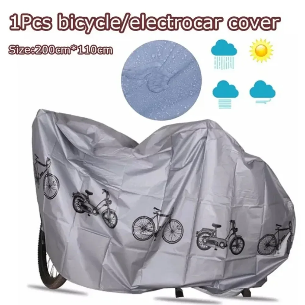 Bicycle cover electric bike cover mountain bike clothing motorcycle rain cover dust cover, ash cover sun protection and shading thumbnail 2