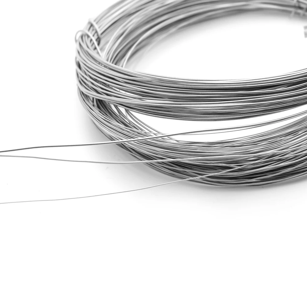 10Meters 0.2-2mm 304 Stainless Steel Soft Wire Single Wire Necklace Beading Wire DIY Craft Jewelry Making Finding Accessoires thumbnail 5
