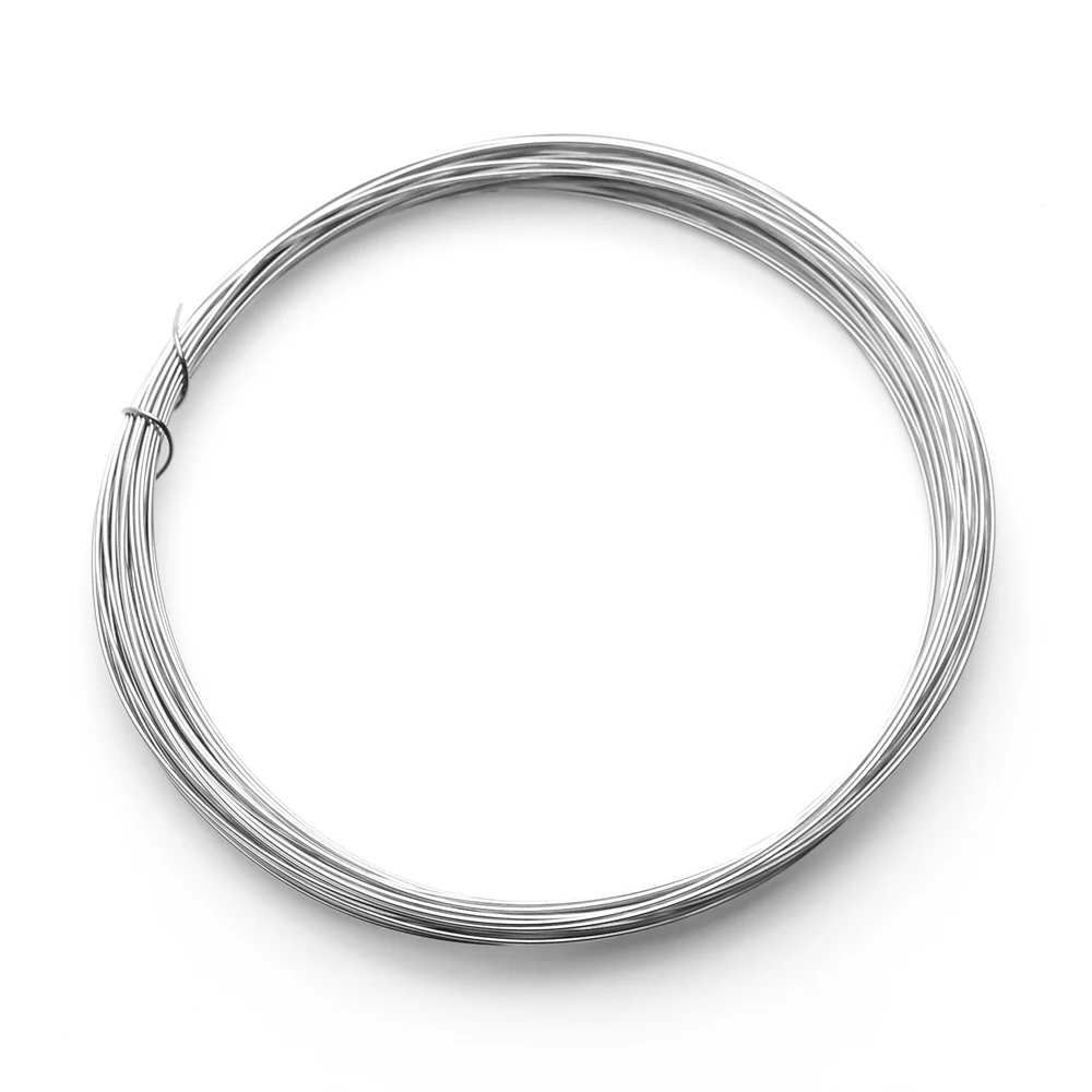 10Meters 0.2-2mm 304 Stainless Steel Soft Wire Single Wire Necklace Beading Wire DIY Craft Jewelry Making Finding Accessoires thumbnail 6
