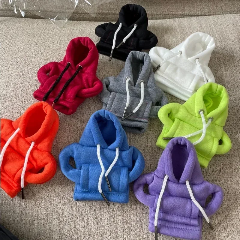 Fashion Hoodie Car Shift Knob Cover Manual Handle Gear Lever Decoration Hoodie Cover Automatic Car Interior Accessories thumbnail 4
