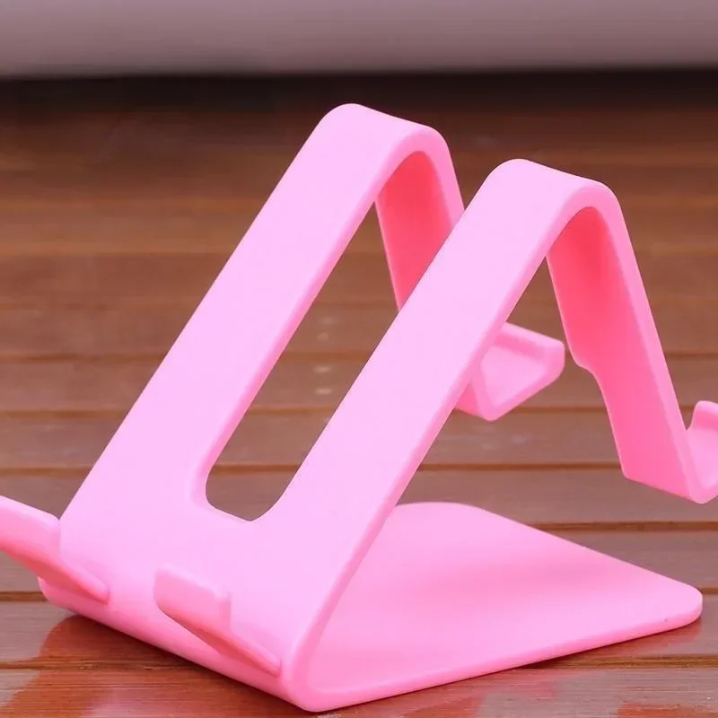 1PC Desk Phone Holder Triangle Mobile Stand For Cell Phone Tablet Universal plastic Phone Stand thumbnail 4