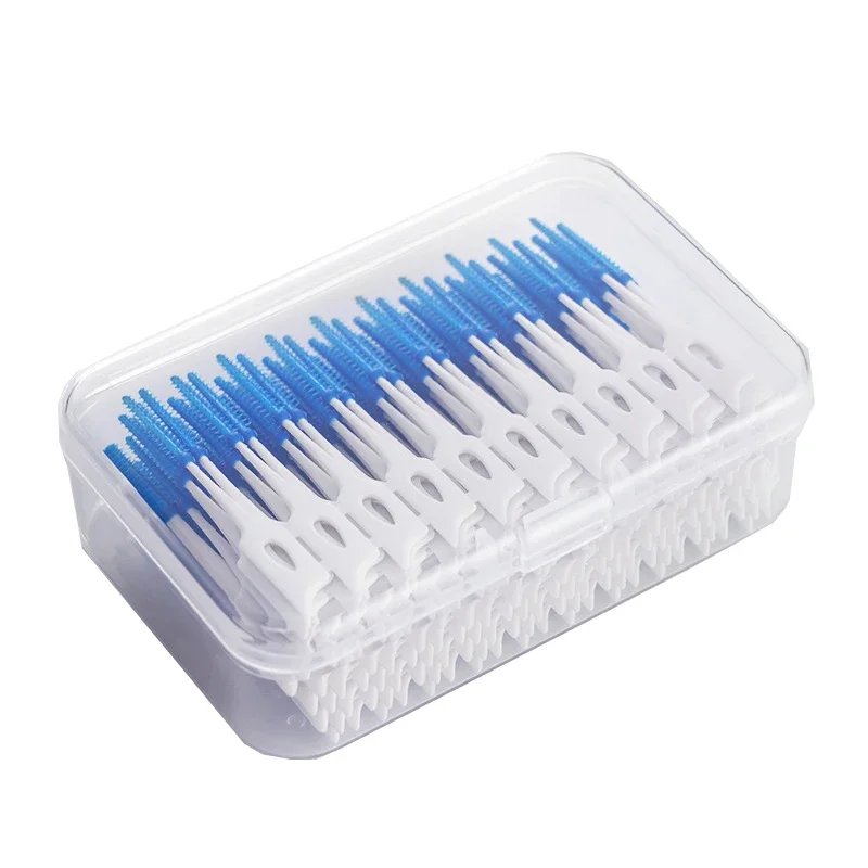 150/200pcs Interdental Silicone Brushes Dental Toothpicks Brush Between Teeth Silicone Toothpicks With Thread Oral Cleaning Tool thumbnail 5