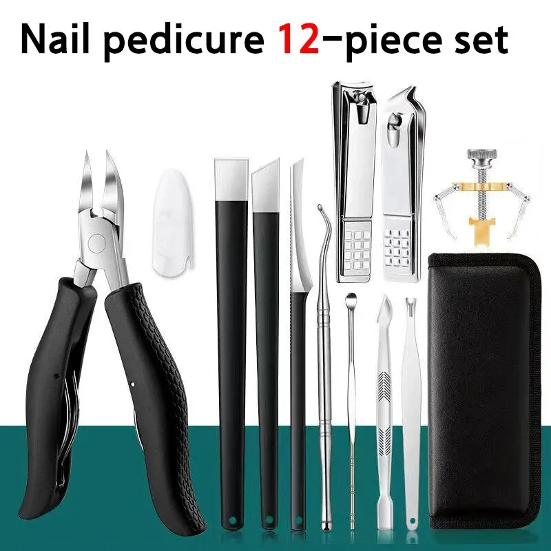 Nail Clipper Set for Paronychia Home Pedicure Tool Portable MEN'S High-grade Manicure Knife Dead Skin Scissors thumbnail 4