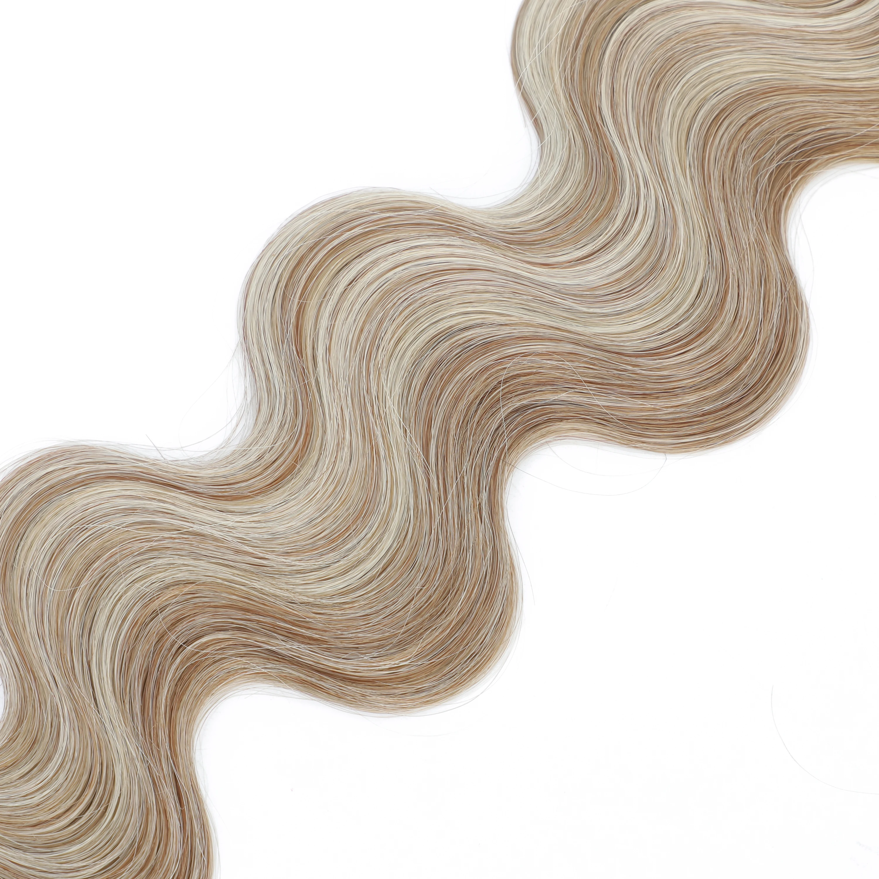 26 Inch Colorful Body Wave Hair Bundles 613 Piano Blonde Natural Synthetic Hair Extensions For Women thumbnail 5