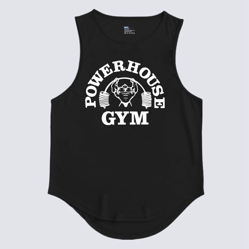 Men's Singlets Top for Fitness Gym T-shirts Suspenders Man Bodybuilding Shirt Vests Stringer Sleeveless Sweatshirt Clothing Vest thumbnail 5