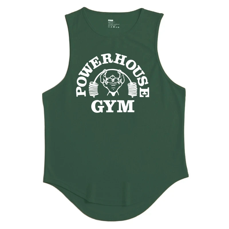 Men's Singlets Top for Fitness Gym T-shirts Suspenders Man Bodybuilding Shirt Vests Stringer Sleeveless Sweatshirt Clothing Vest thumbnail 6