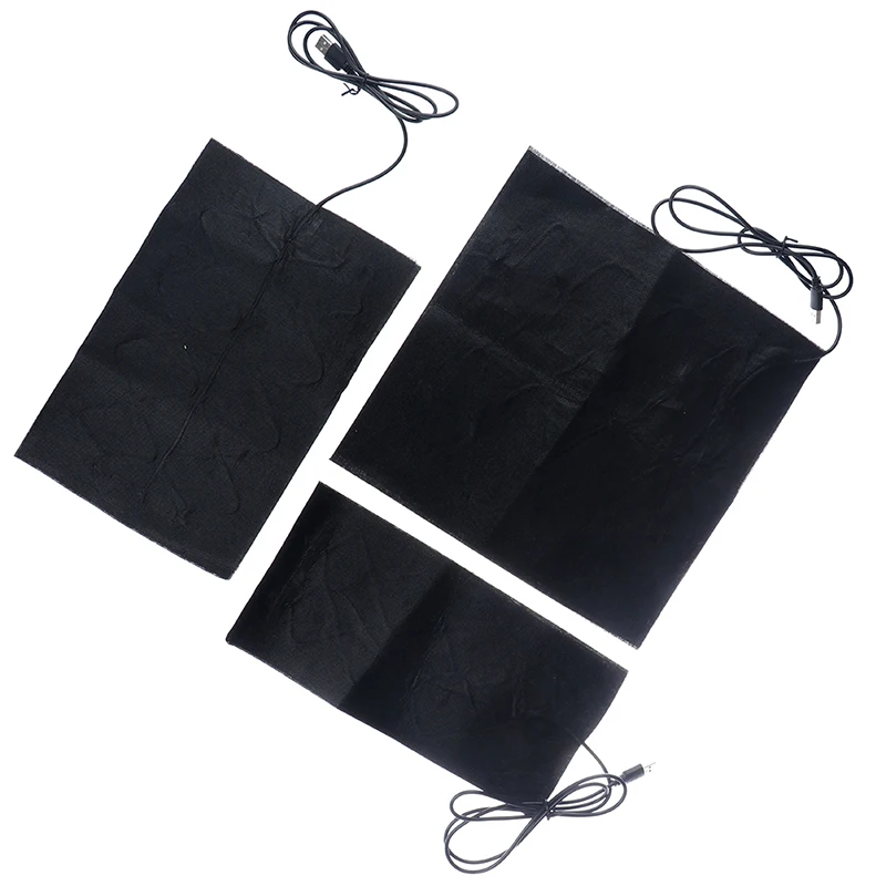 7 Size USB Warm Carbon Fiber Heated Pads Heated Jacket Coat Vest Heating thumbnail 6