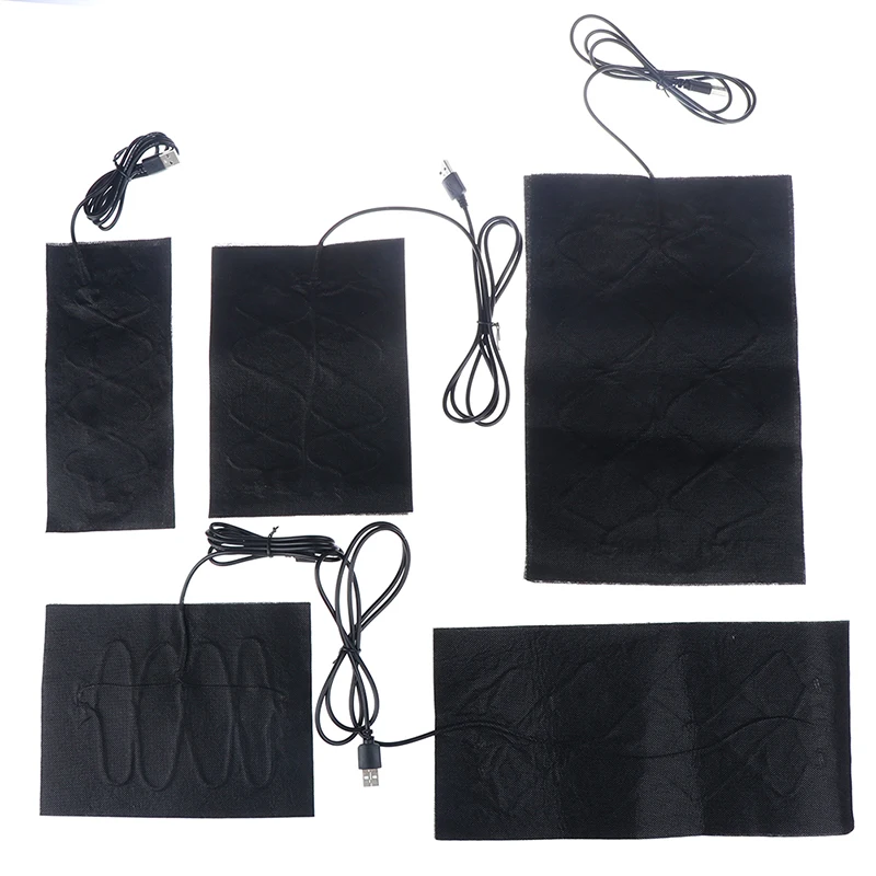 7 Size USB Warm Carbon Fiber Heated Pads Heated Jacket Coat Vest Heating thumbnail 3