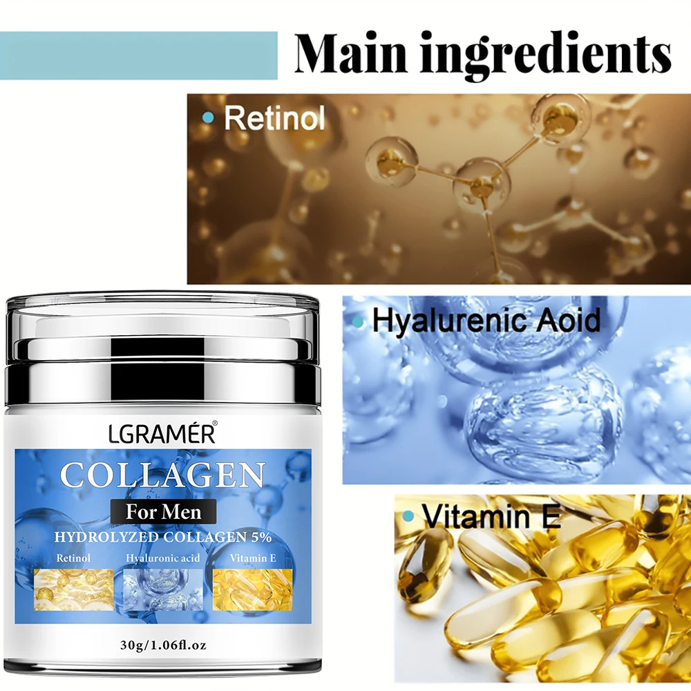 Anti-wrinkle Cream For Men Remove Face & Neck Wrinkles Firming Moisturizing Skin Retinol Face Cream Anti-aging Facial Treatment thumbnail 5