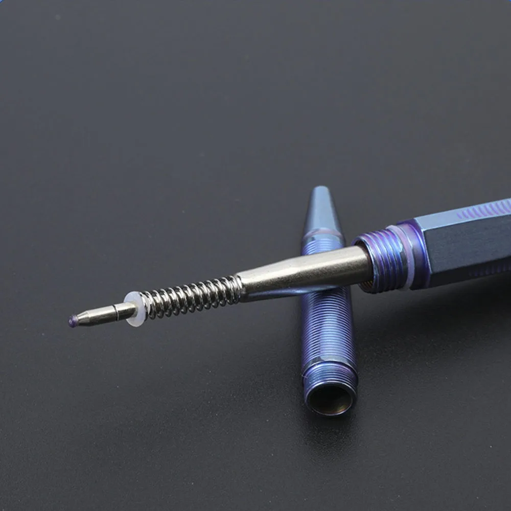 TC4 Titanium Alloy Tactical Pen Camping Multi-functional Self-defense Break Windows Pen Signature Pen For Man Women's Man Gift thumbnail 3